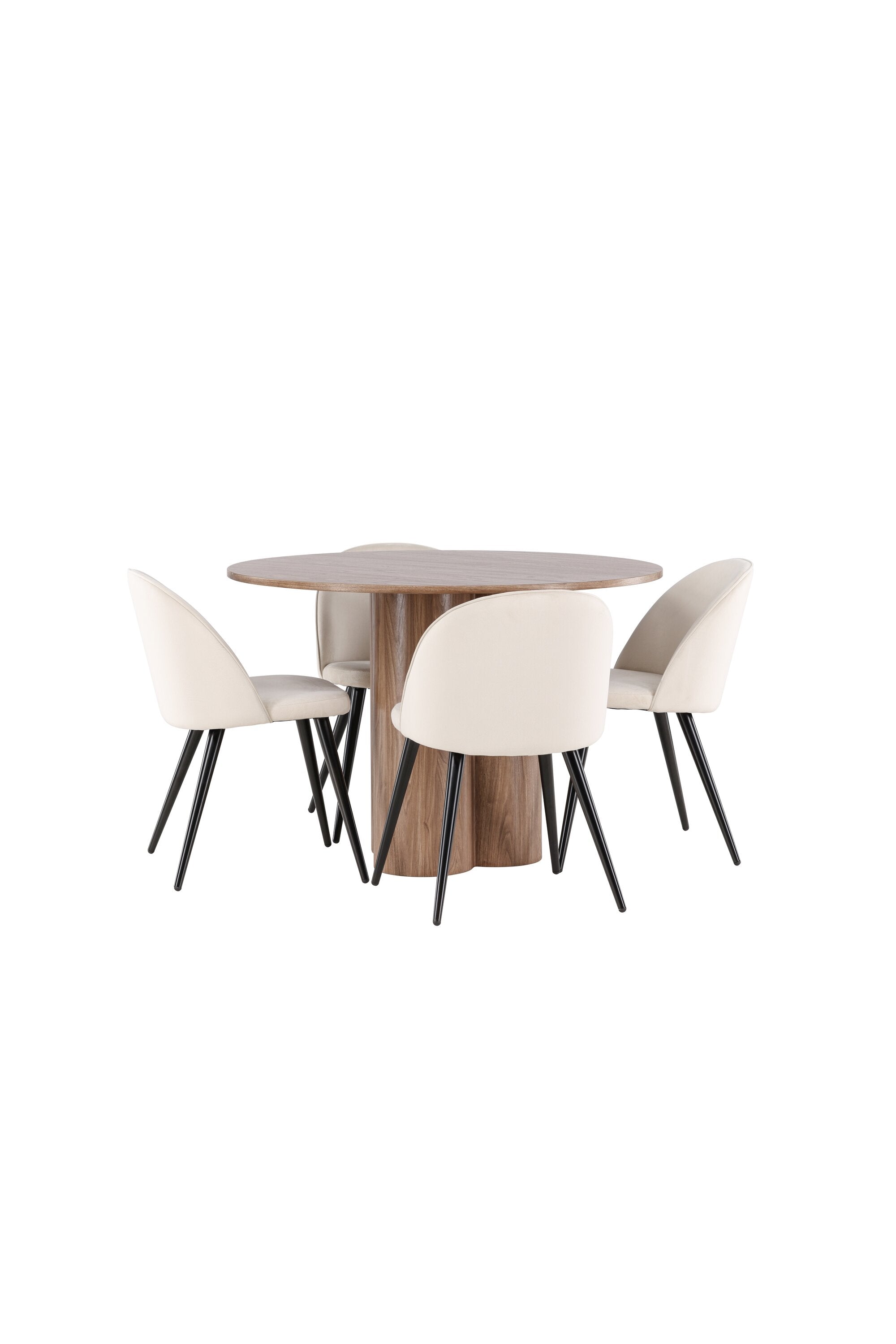 Olivia Matbord med Velvet Matstol-GR Dining Set-Venture Home-peaceofhome.se