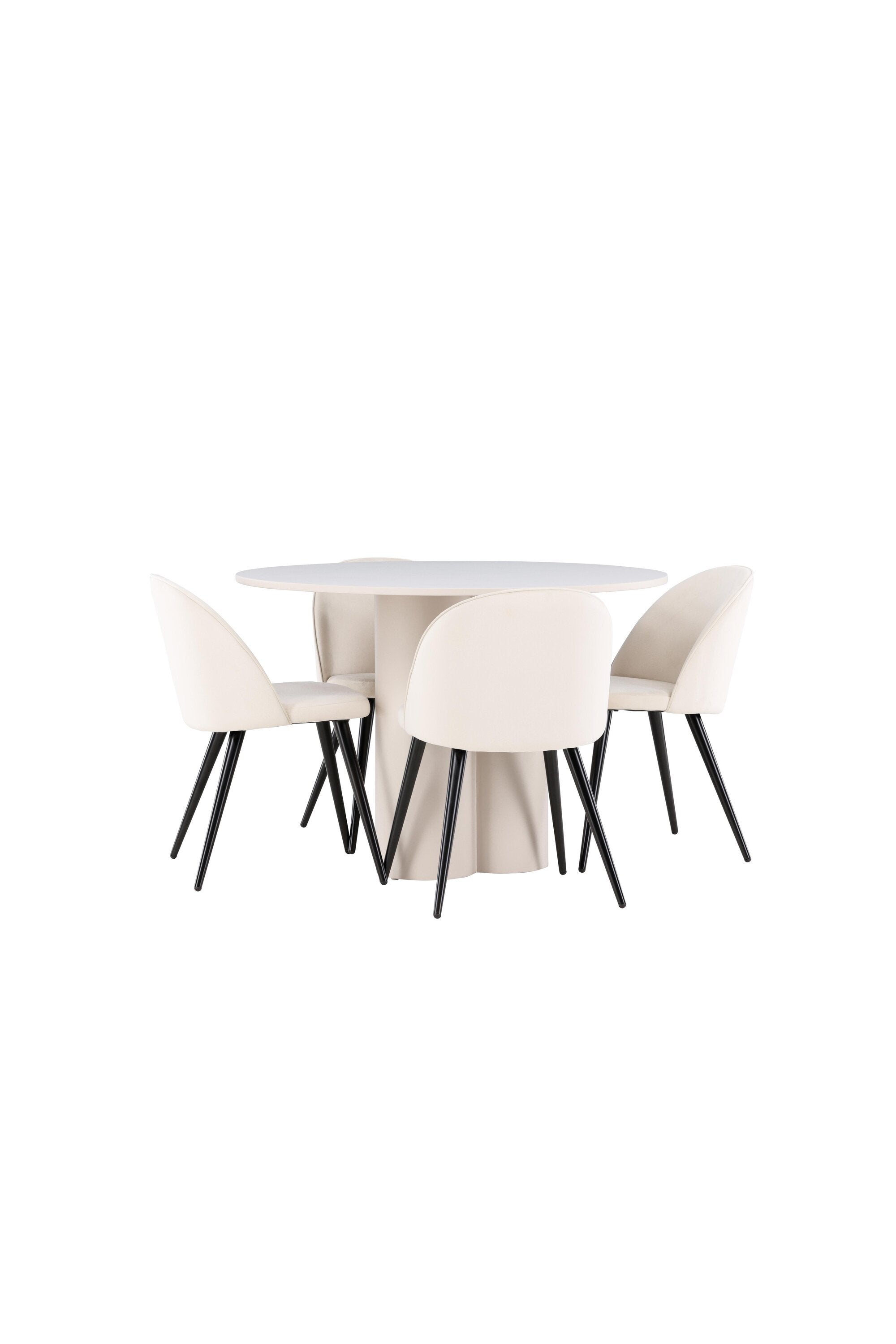 Olivia Matbord med Velvet Matstol-GR Dining Set-Venture Home-peaceofhome.se