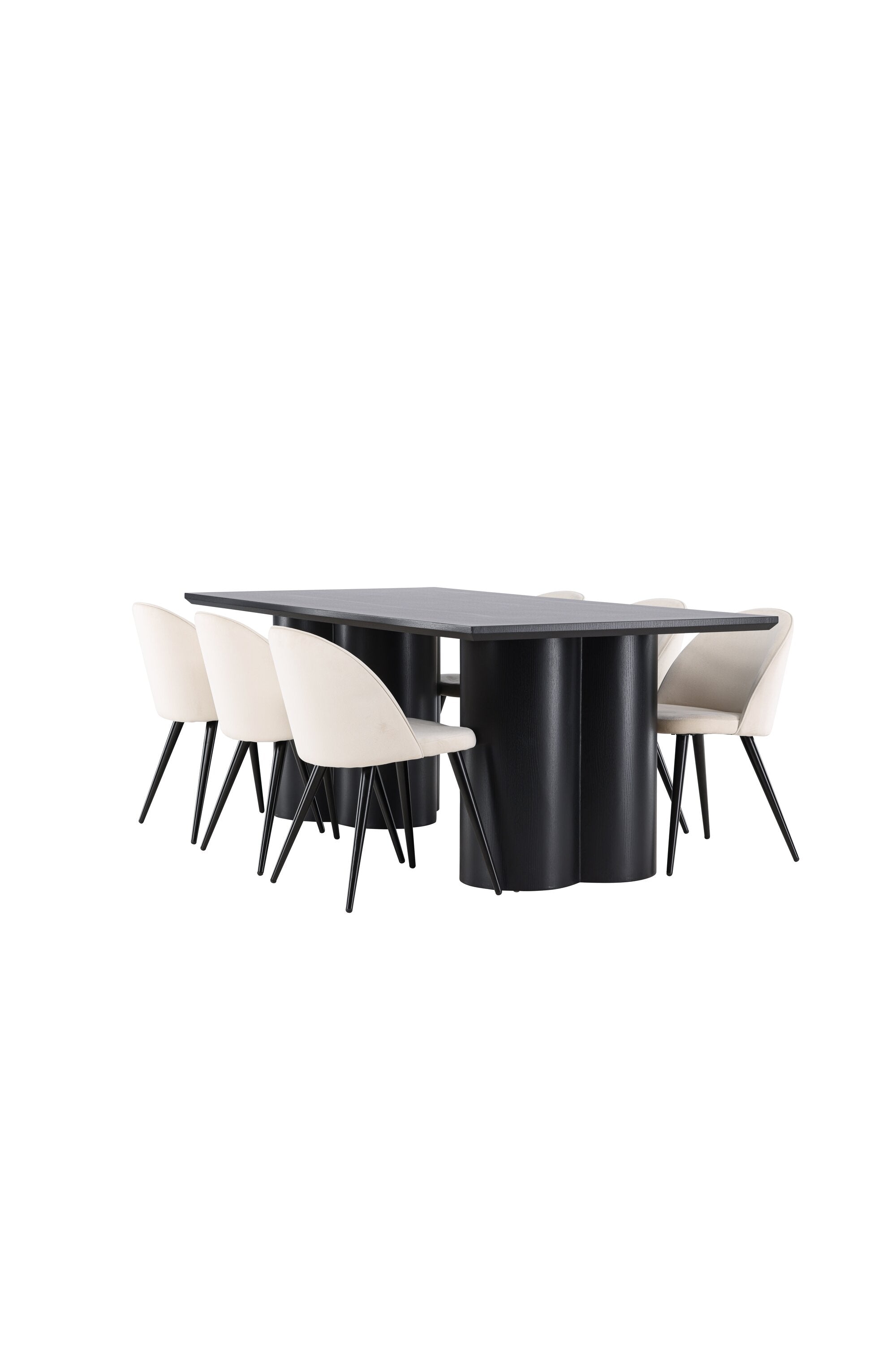 Olivia Matbord med Velvet Matstol-GR Dining Set-Venture Home-peaceofhome.se