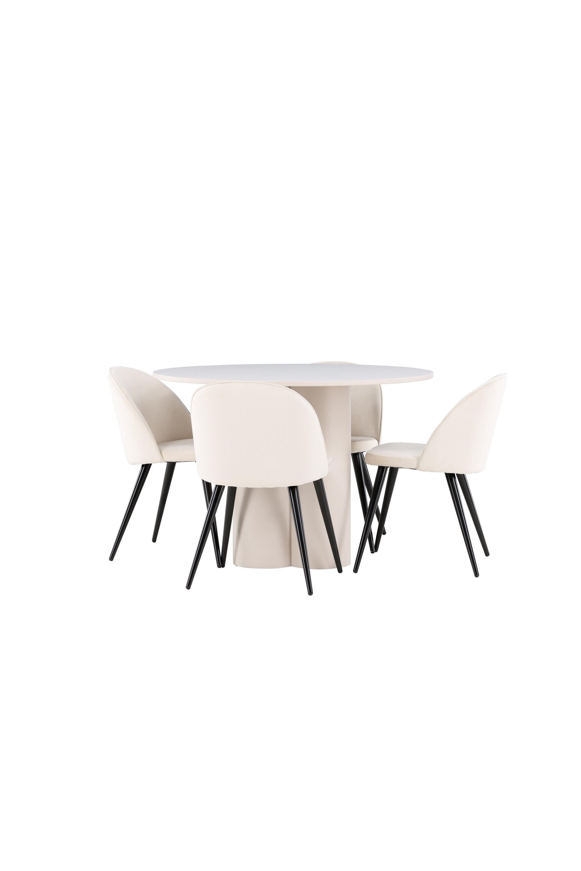 Olivia Matbord med Velvet Matstol-GR Dining Set-Venture Home-peaceofhome.se