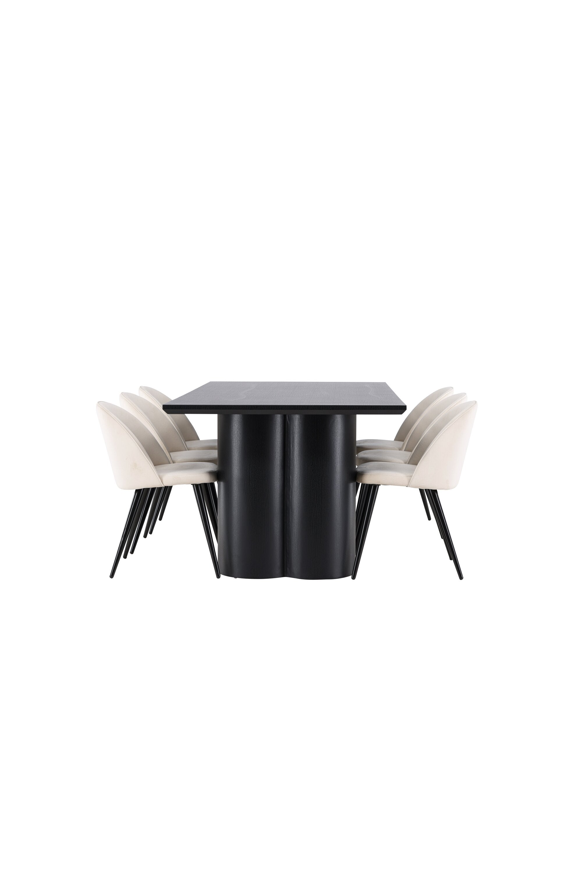 Olivia Matbord med Velvet Matstol-GR Dining Set-Venture Home-peaceofhome.se