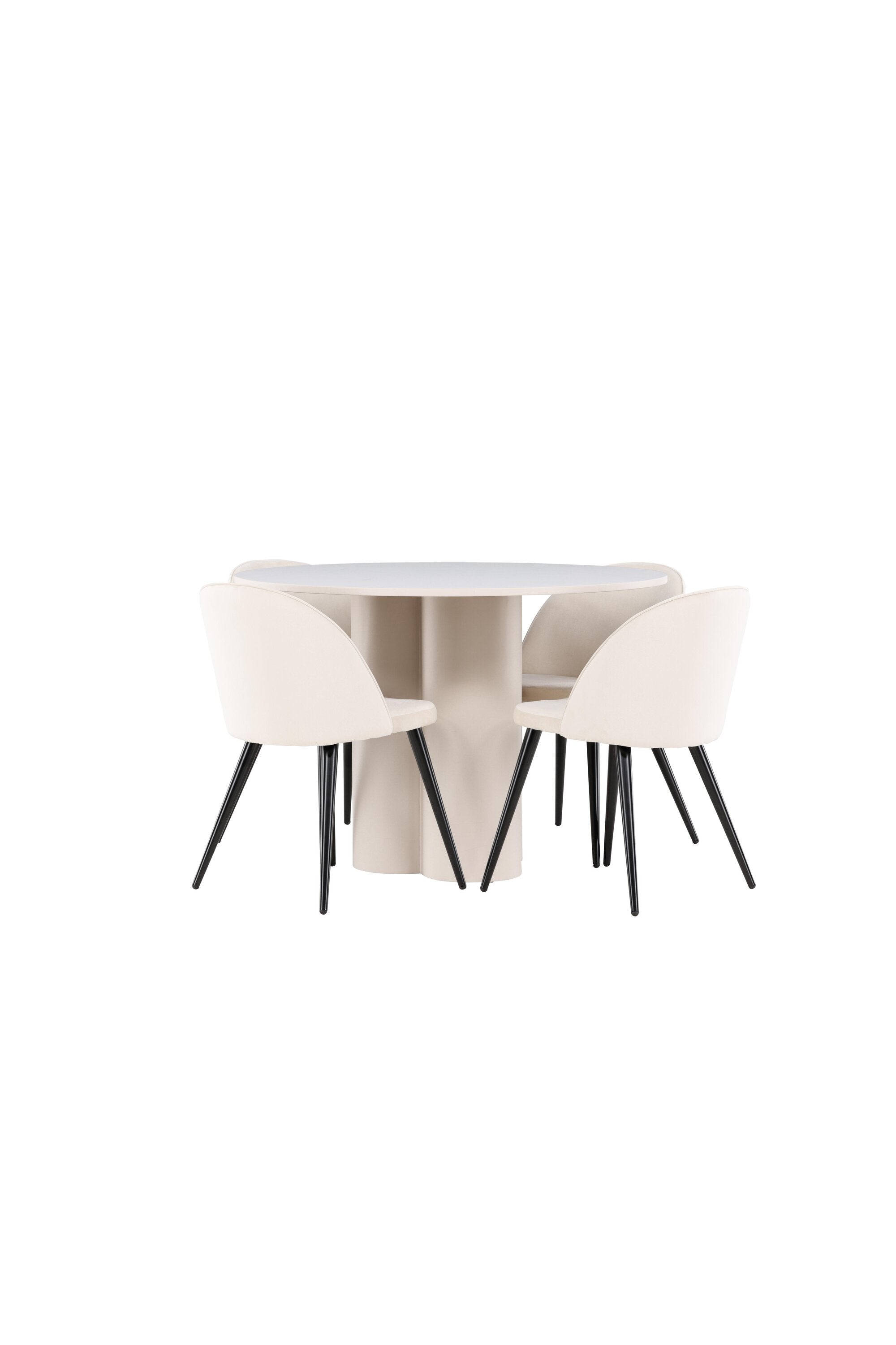 Olivia Matbord med Velvet Matstol-GR Dining Set-Venture Home-peaceofhome.se