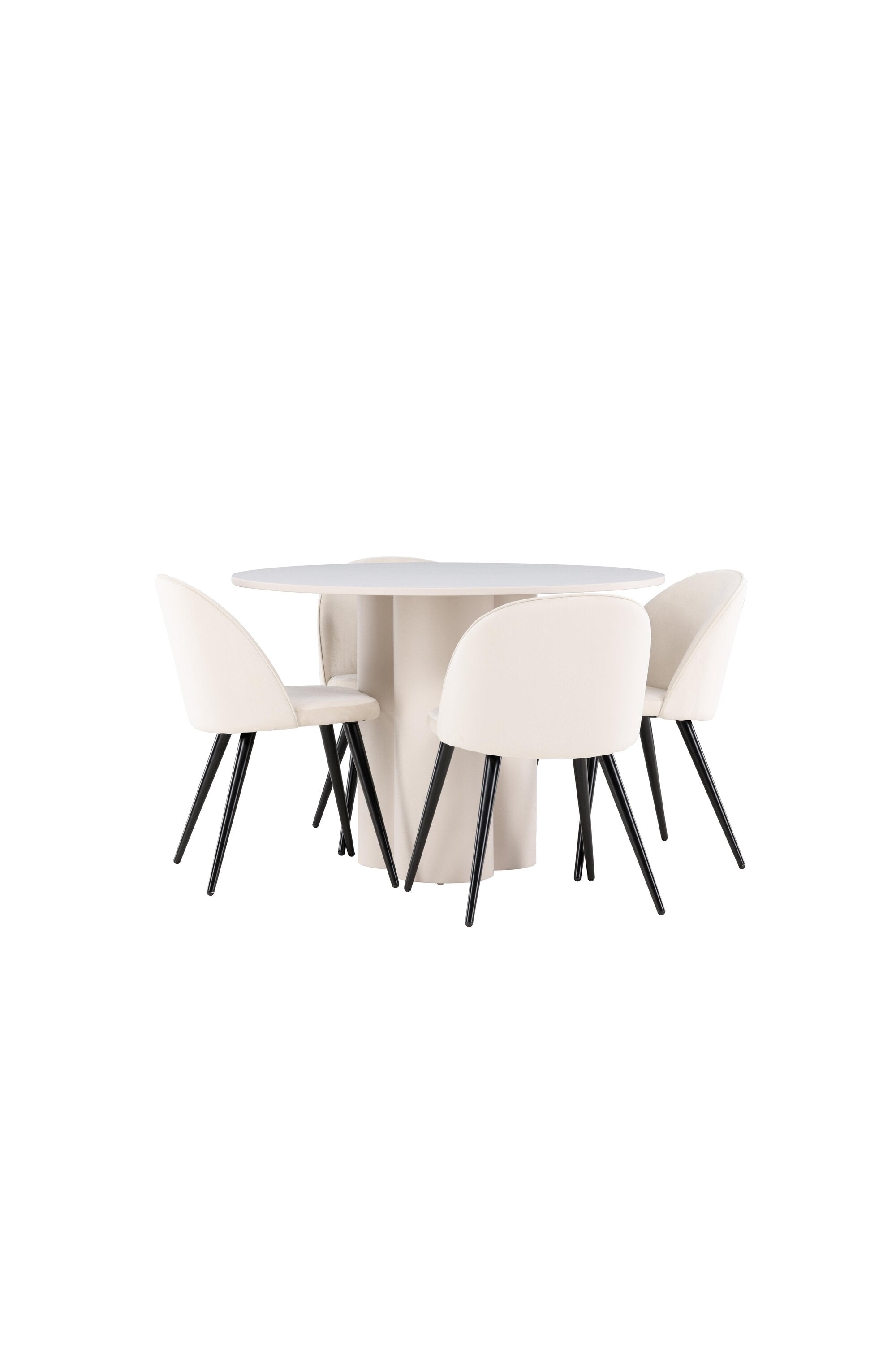 Olivia Matbord med Velvet Matstol-GR Dining Set-Venture Home-peaceofhome.se