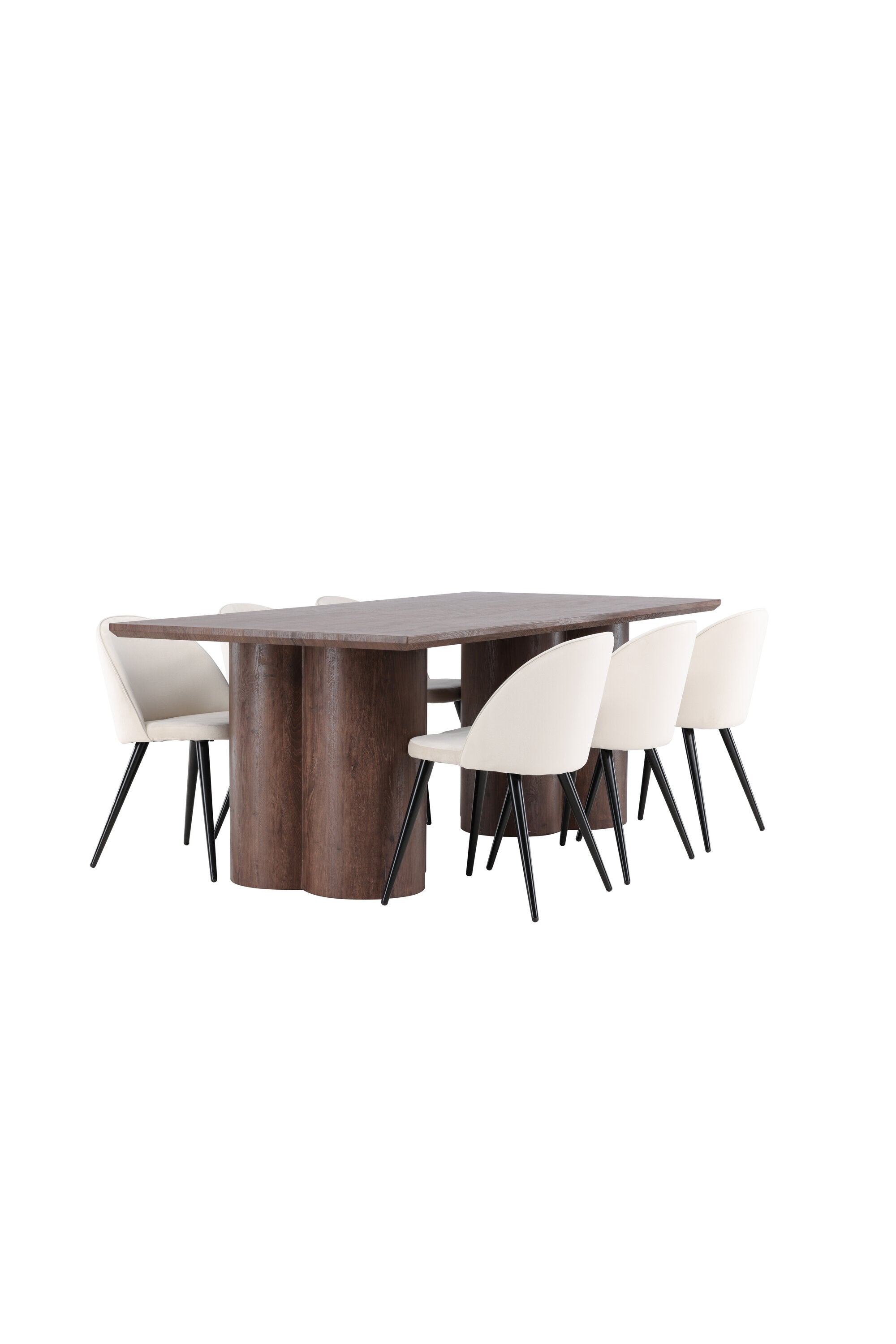 Olivia Matbord med Velvet Matstol-GR Dining Set-Venture Home-peaceofhome.se