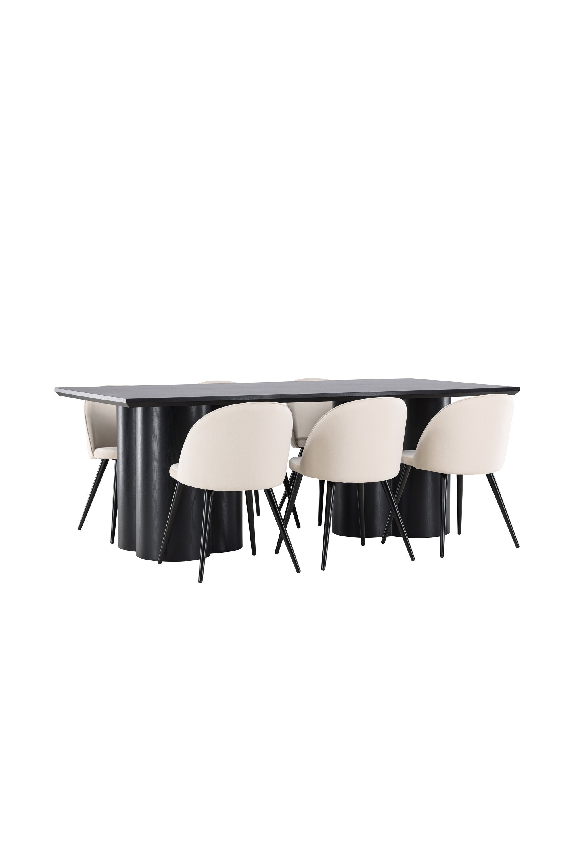 Olivia Matbord med Velvet Matstol-GR Dining Set-Venture Home-peaceofhome.se