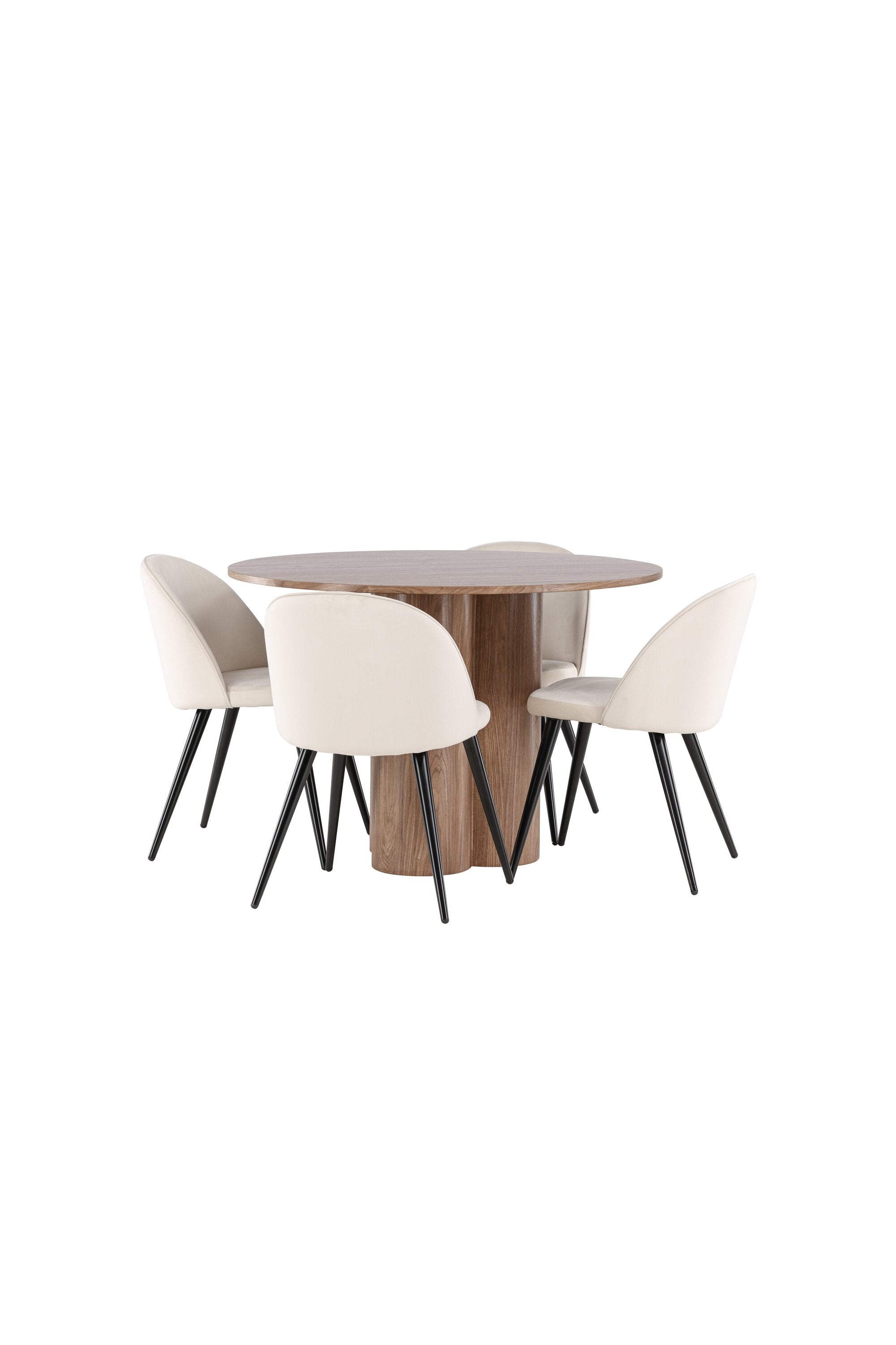 Olivia Matbord med Velvet Matstol-GR Dining Set-Venture Home-peaceofhome.se