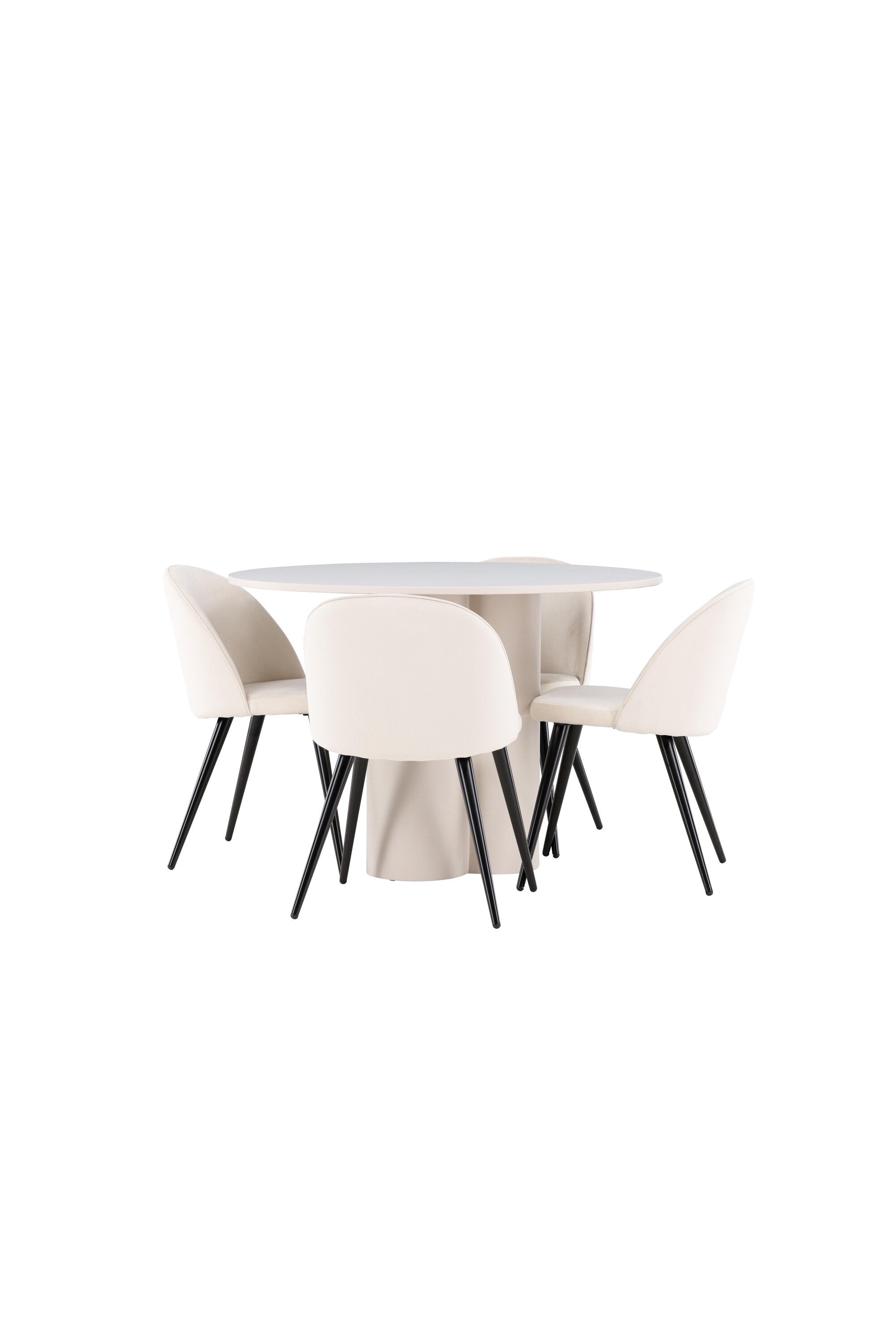 Olivia Matbord med Velvet Matstol-GR Dining Set-Venture Home-peaceofhome.se