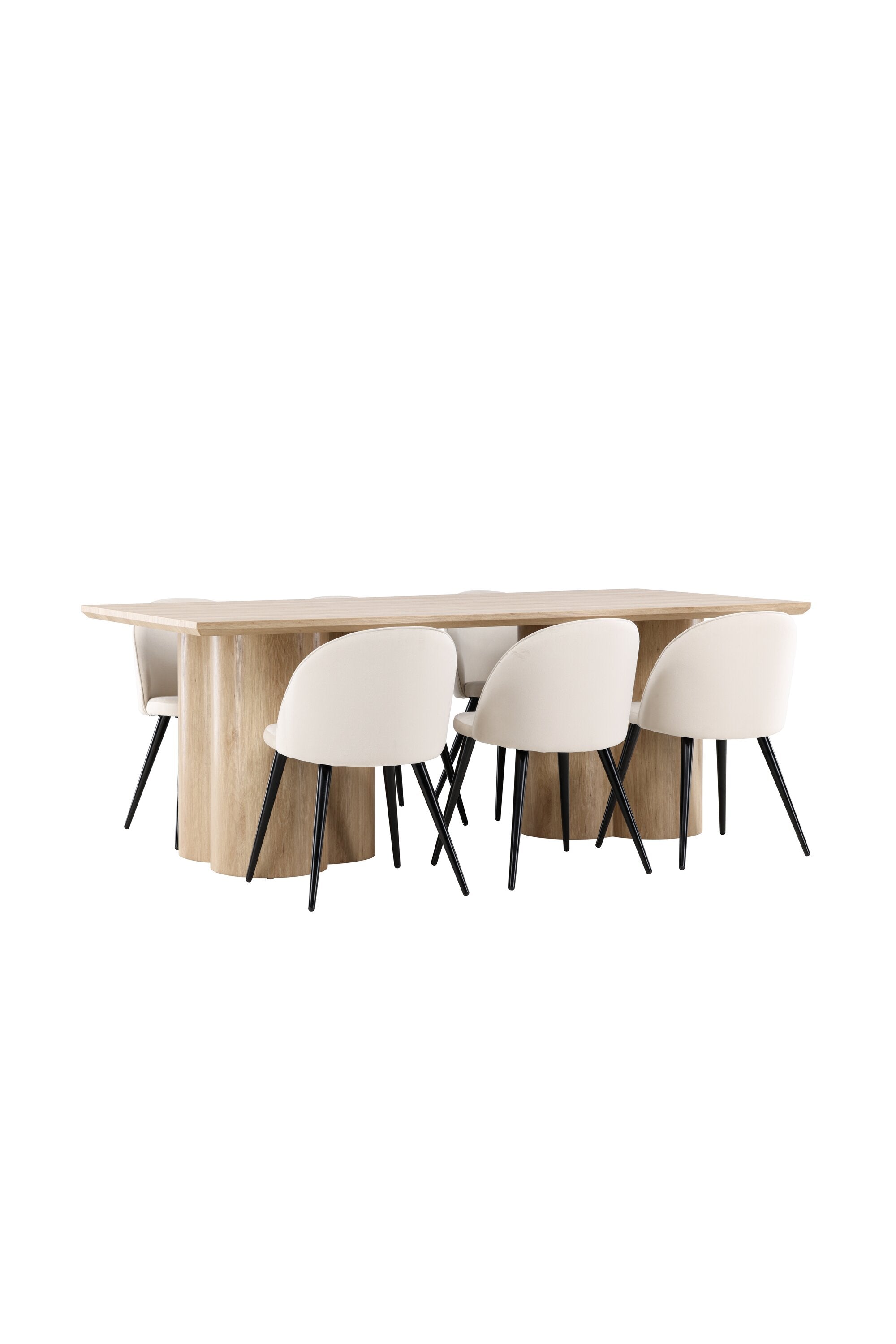 Olivia Matbord med Velvet Matstol-GR Dining Set-Venture Home-peaceofhome.se