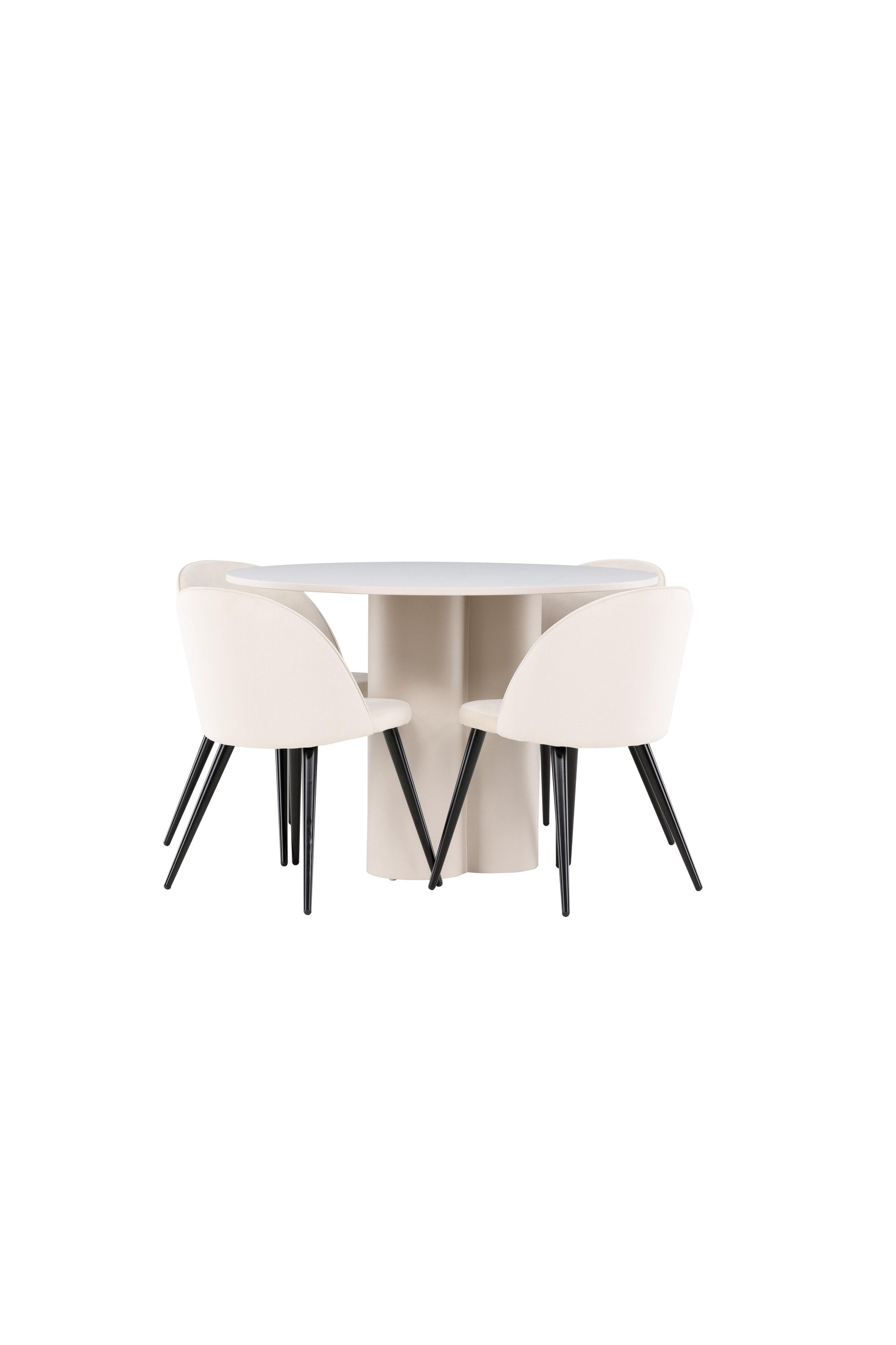 Olivia Matbord med Velvet Matstol-GR Dining Set-Venture Home-peaceofhome.se