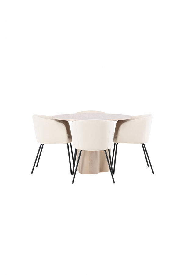 Olivia Rund Matgrupp-GR Dining Set-Venture Home-peaceofhome.se