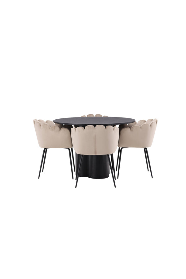 Olivia Rund Matgrupp-GR Dining Set-Venture Home-peaceofhome.se