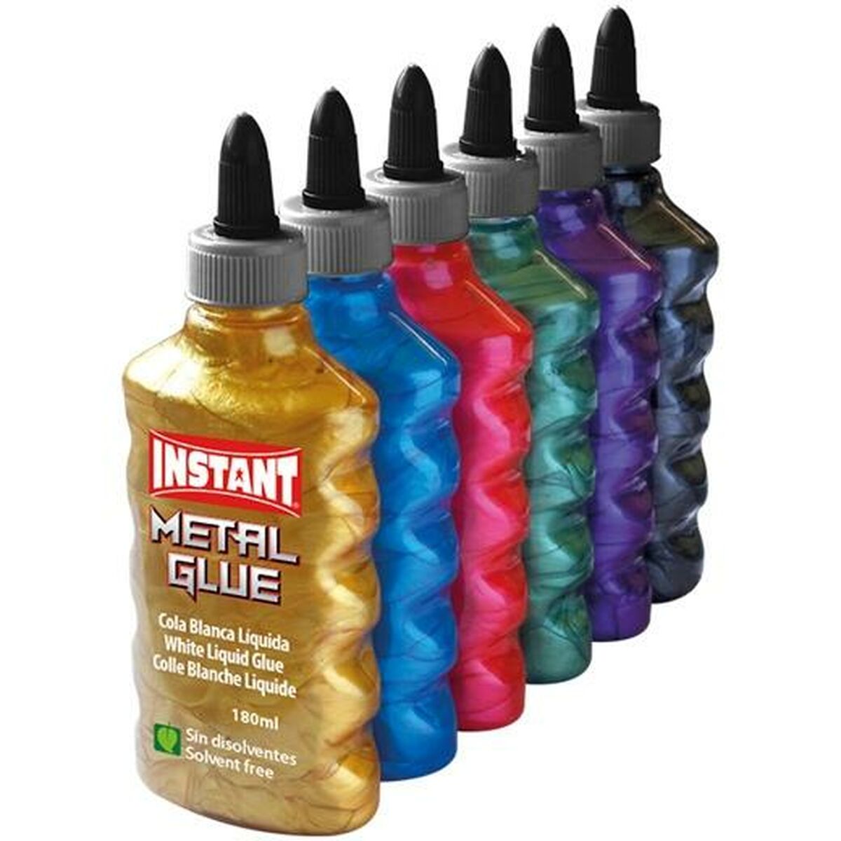 Omedelbara köer INSTANT Metal Glue 180 ml 6 Delar Multicolour-Kontor och Kontorsmaterial, Kontorsmaterial-INSTANT-peaceofhome.se