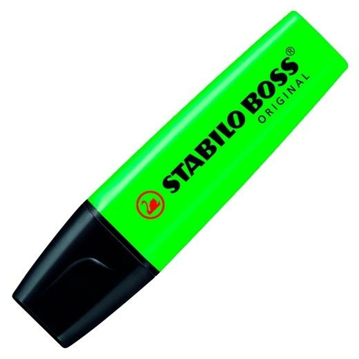 Överstrykningspenna Stabilo Boss Grön Svart/Grön 10 Delar (10 antal) (1 antal)-Kontor och Kontorsmaterial, Kulspetspennor, pennor och skrivverktyg-Stabilo-peaceofhome.se