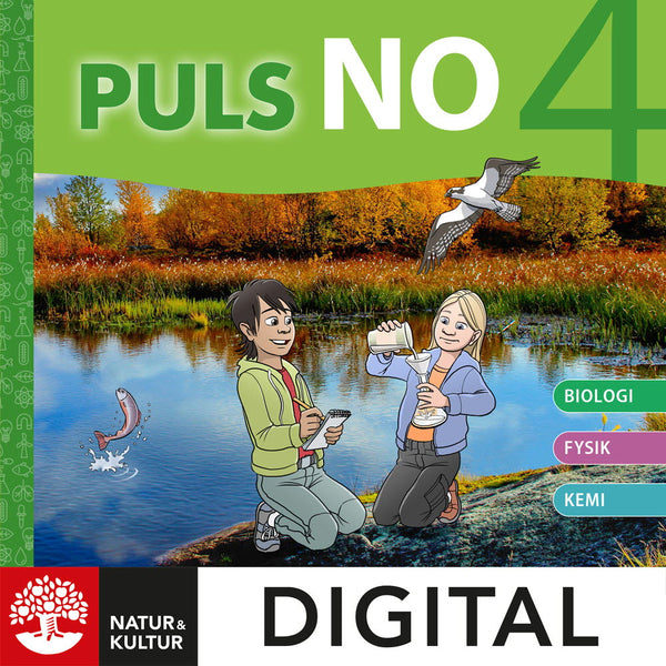 PULS NO åk 4 Grundbok Digital-Digitala böcker-Natur & Kultur Digital-peaceofhome.se