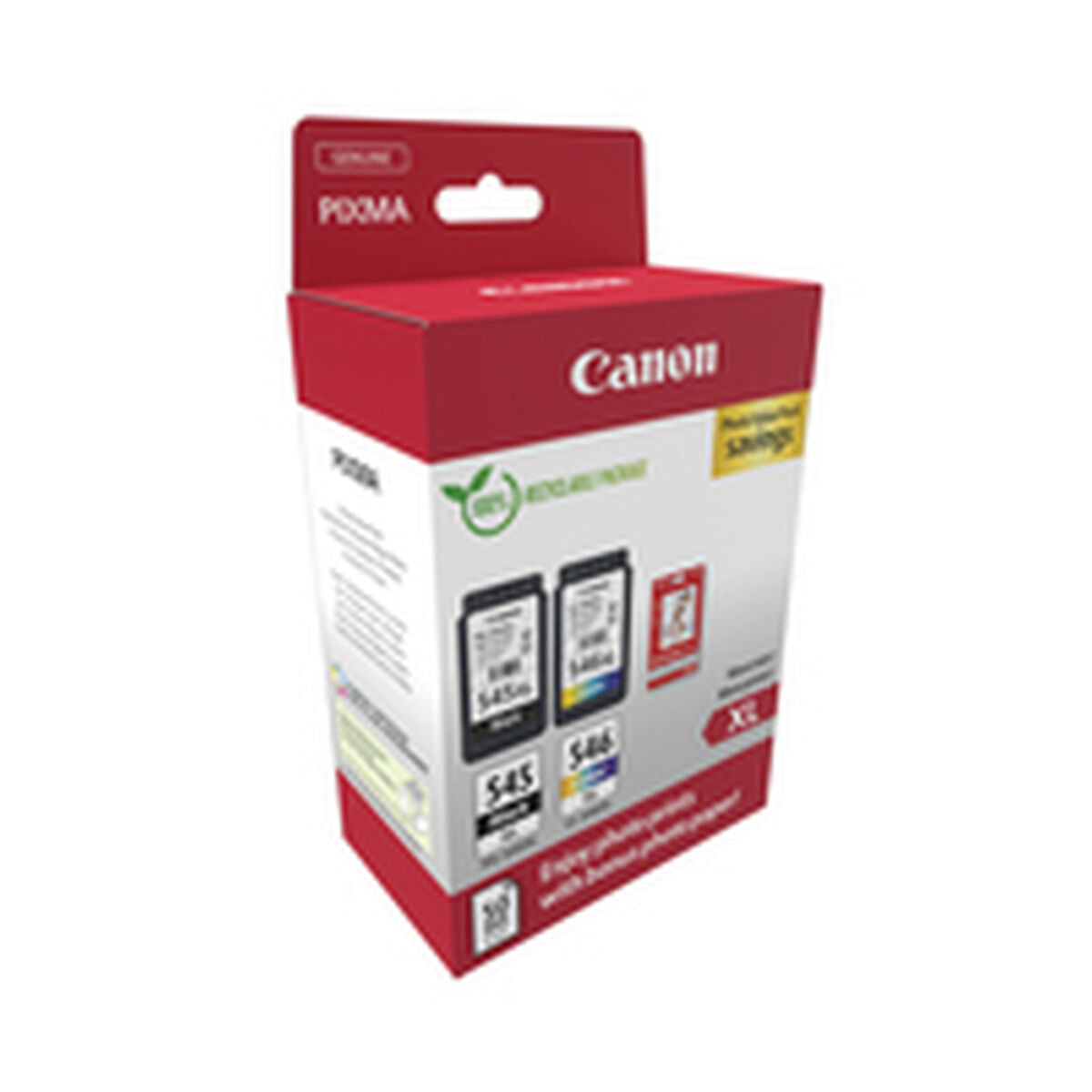 Pack med bläckpatroner och fotopapper Canon 8286B011 (3 antal) (2 antal)-Kontor och Kontorsmaterial, Pappersprodukter för kontoret-Canon-peaceofhome.se