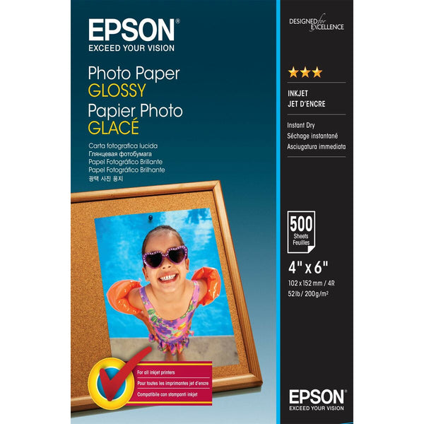 Pack med bläckpatroner och fotopapper Epson C13S042549-Kontor och Kontorsmaterial, Pappersprodukter för kontoret-Epson-peaceofhome.se