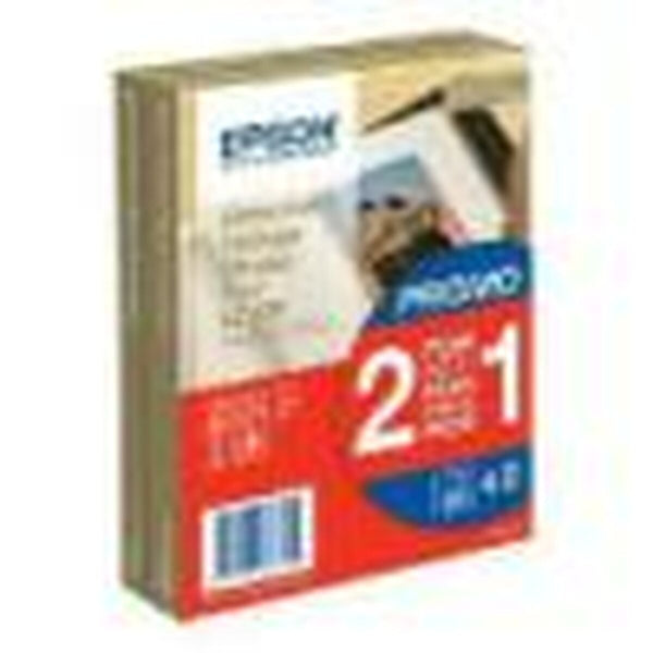 Pack med bläckpatroner och fotopapper Epson Premium Glossy Photo Paper - 10x15cm - 2x 40 Hojas-Kontor och Kontorsmaterial, Pappersprodukter för kontoret-Epson-peaceofhome.se