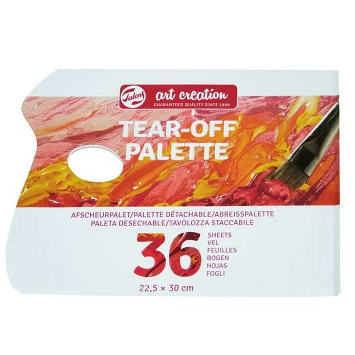 Palett Talens Art Creation Papper 22,5 x 30 cm (10 antal)-Kontor och Kontorsmaterial, konst och hantverk-Talens Art Creation-peaceofhome.se
