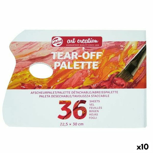 Palett Talens Art Creation Papper 22,5 x 30 cm (10 antal)-Kontor och Kontorsmaterial, konst och hantverk-Talens Art Creation-peaceofhome.se