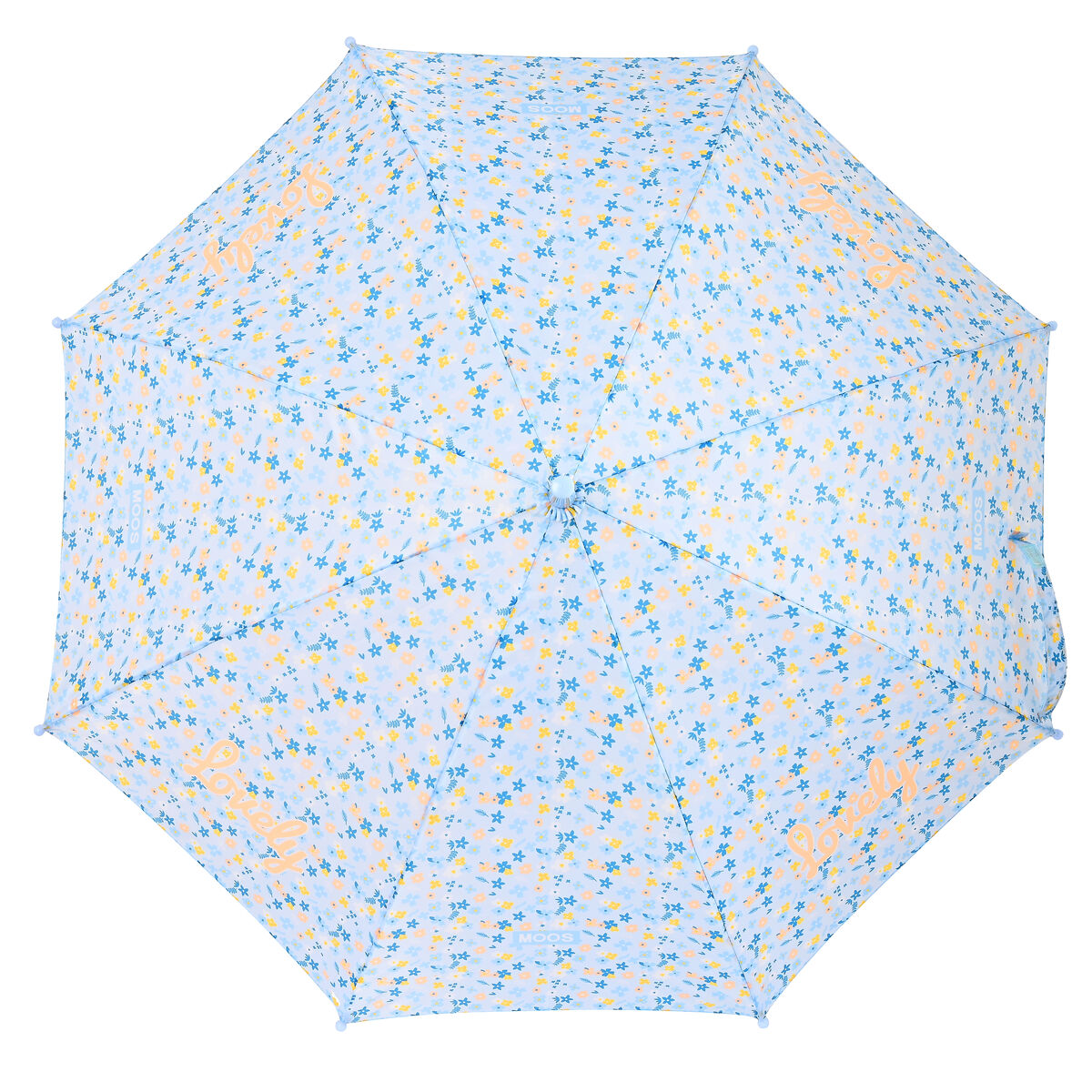 Paraply Moos Lovely Ljusblå (Ø 86 cm)-Bagage, Paraplyer-Moos-peaceofhome.se