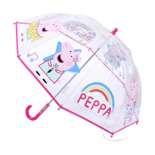 Paraply Peppa Pig 45 cm Rosa (Ø 71 cm)-Bagage, Paraplyer-Peppa Pig-peaceofhome.se