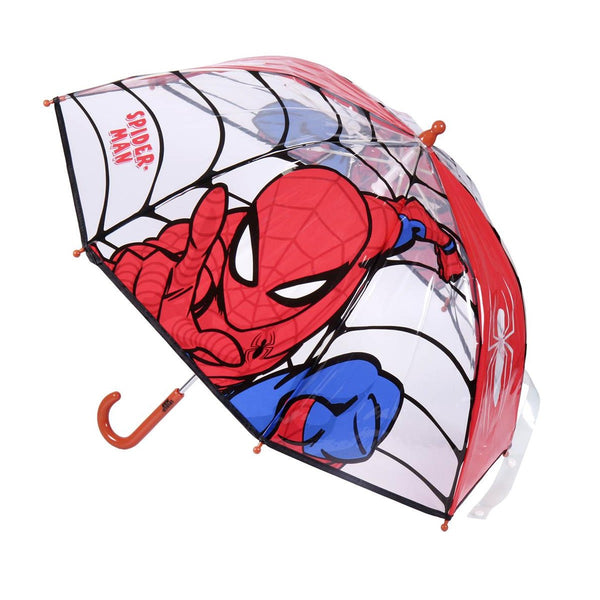 Paraply Spider-Man Röd 100 % POE-Bagage, Paraplyer-Spider-Man-peaceofhome.se