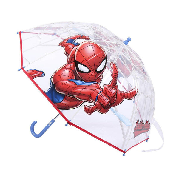 Paraply Spiderman 45 cm Röd (Ø 71 cm)-Bagage, Paraplyer-Spider-Man-peaceofhome.se