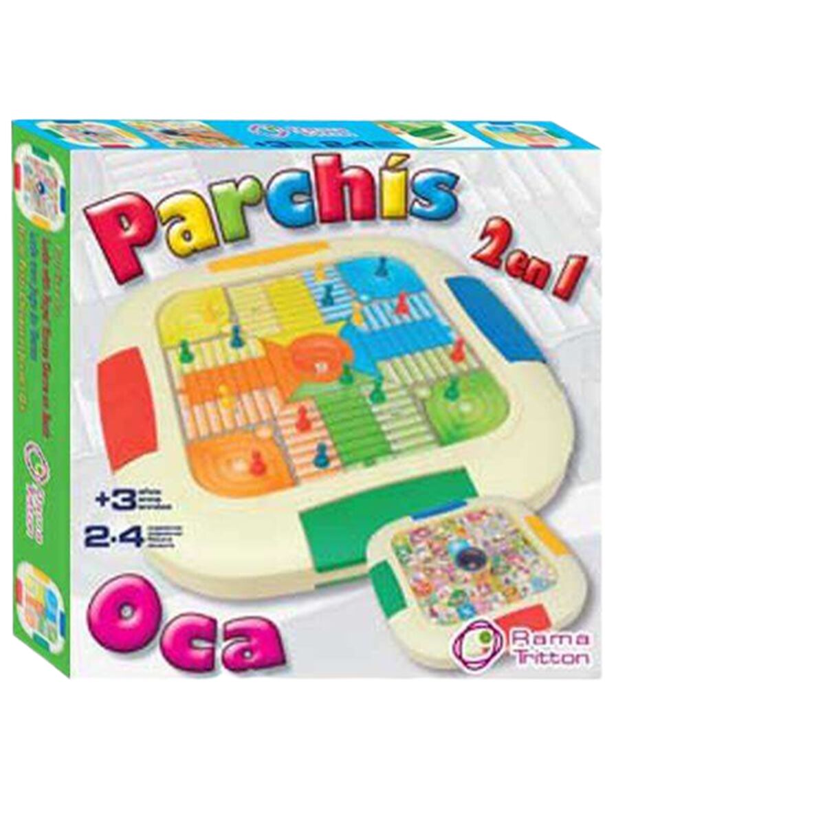 Parchís och Oca Board 30,5 x 30,5 x 5,5 cm-Leksaker och spel, Spel och tillbehör-BigBuy Fun-peaceofhome.se