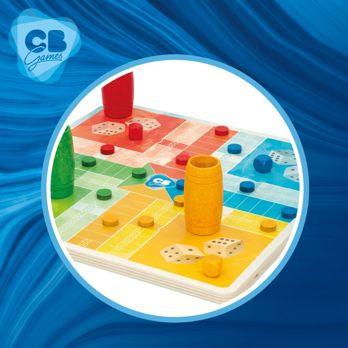 Parchís och Oca Board Colorbaby 25 x 1 x 25 cm (25 Delar) (6 antal)-Leksaker och spel, Spel och tillbehör-Colorbaby-peaceofhome.se