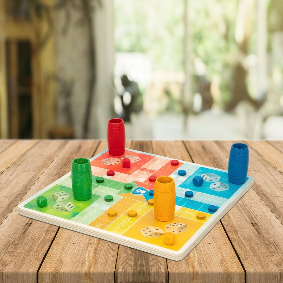 Parchís och Oca Board Colorbaby 25 x 1 x 25 cm (25 Delar) (6 antal)-Leksaker och spel, Spel och tillbehör-Colorbaby-peaceofhome.se