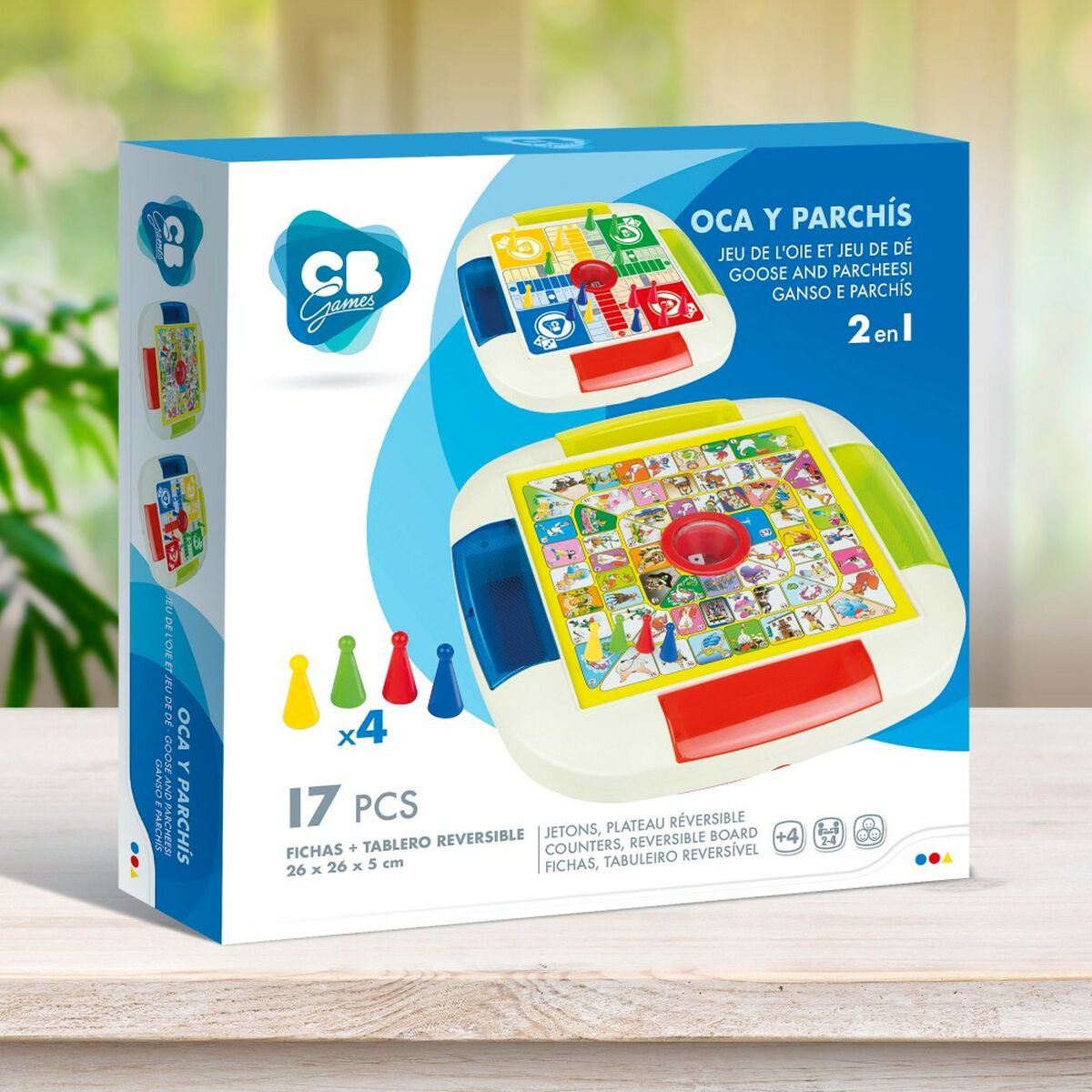 Parchís och Oca Board Colorbaby 26 x 5 x 26 cm (6 antal)-Leksaker och spel, Spel och tillbehör-Colorbaby-peaceofhome.se