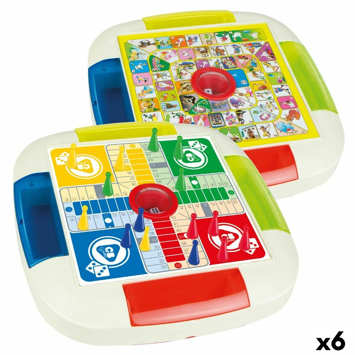 Parchís och Oca Board Colorbaby 26 x 5 x 26 cm (6 antal)-Leksaker och spel, Spel och tillbehör-Colorbaby-peaceofhome.se