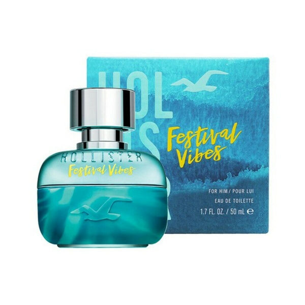 Parfym Herrar Festival Vibes Hollister HO26852 EDT (50 ml) 50 ml (1 antal)-Skönhet, Parfymer och dofter-Hollister-peaceofhome.se