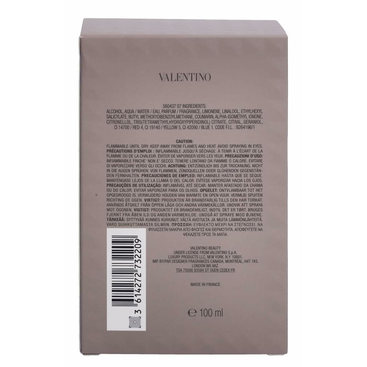 Parfym Herrar Valentino VALENTINO UOMO 100 ml-Skönhet, Parfymer och dofter-Valentino-peaceofhome.se