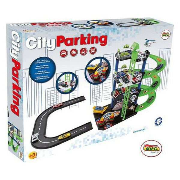 Parkeringsgarage med fordon City AVC-Leksaker och spel, Fordon-AVC-peaceofhome.se