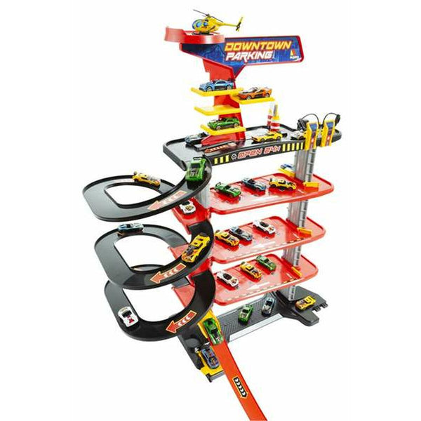 Parkeringsgarage med fordon Moltó-Leksaker och spel, Fordon-Moltó-peaceofhome.se