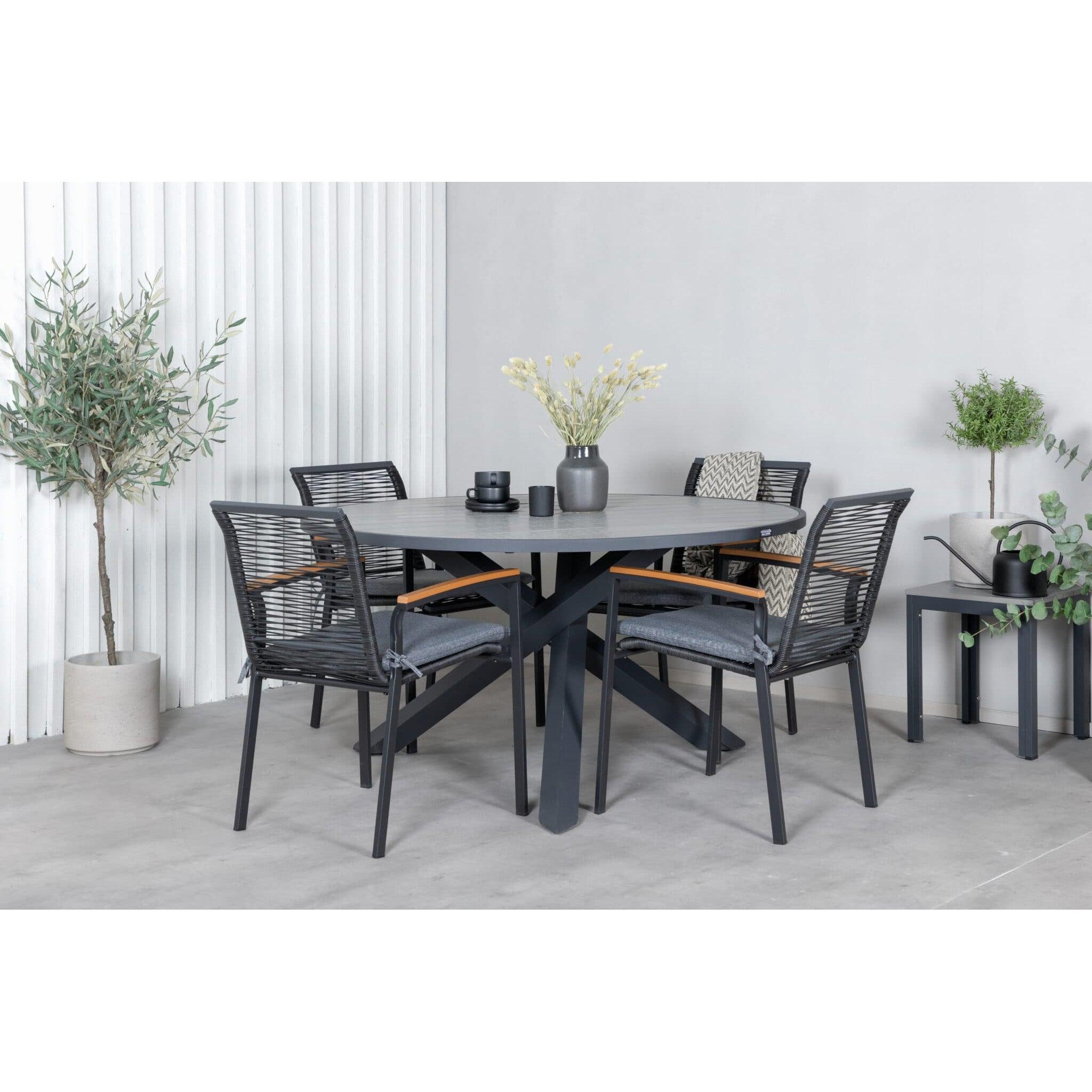 Parma Rund Matgrupp-Table Set-Venture Home-peaceofhome.se