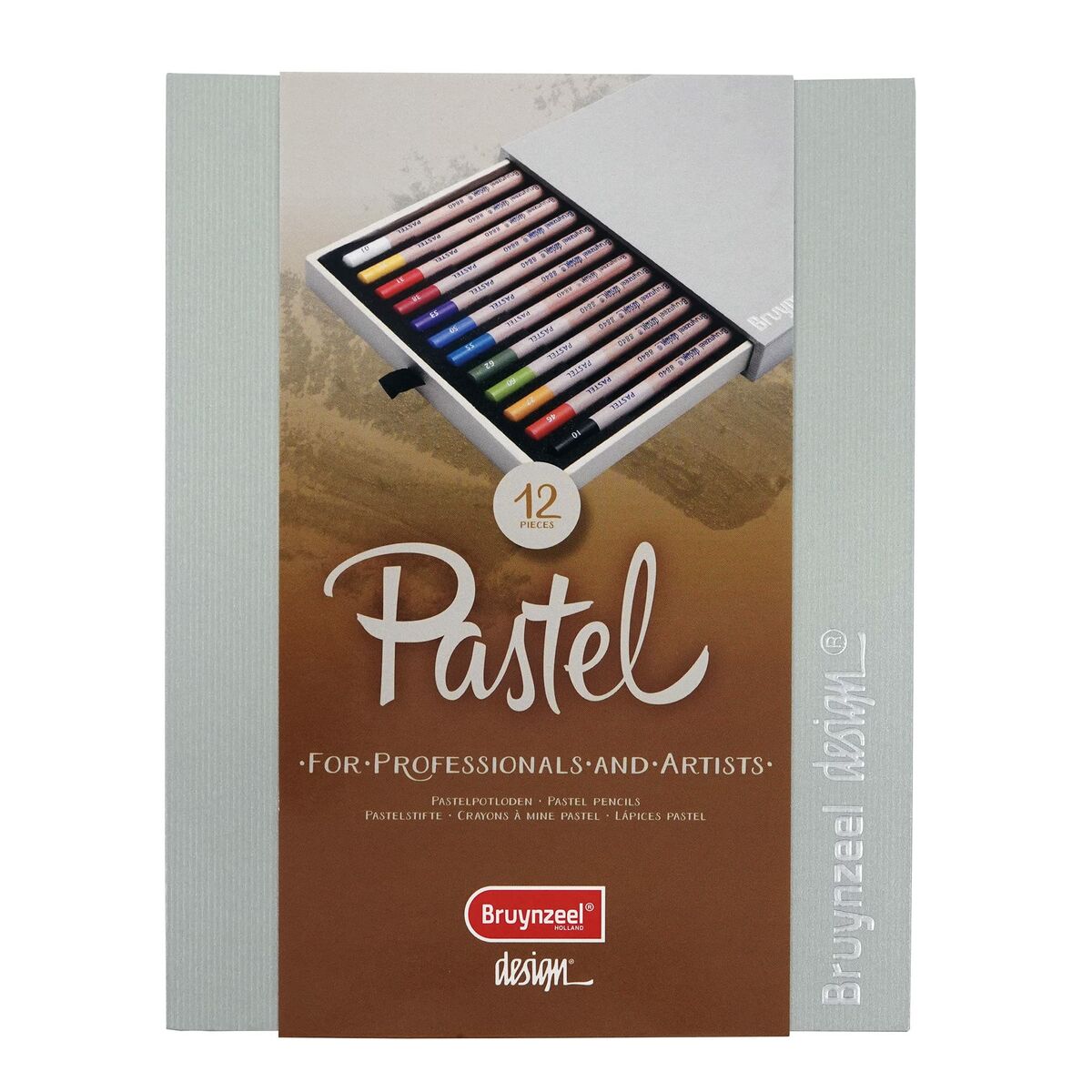 Pastellpennor Bruynzeel Design Fall 12 Delar Multicolour-Kontor och Kontorsmaterial, konst och hantverk-Bruynzeel-peaceofhome.se