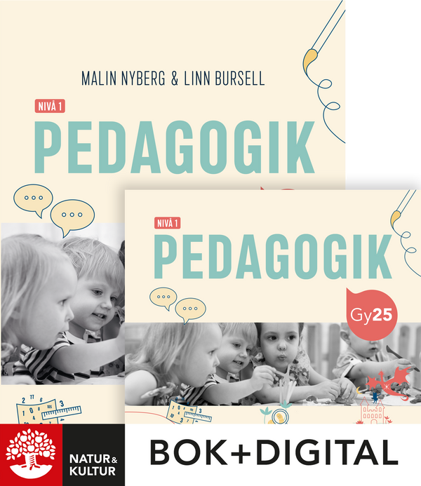 Pedagogik nivå 1 Paket Bok+Digital-Digitala böcker-Natur & Kultur Digital-peaceofhome.se