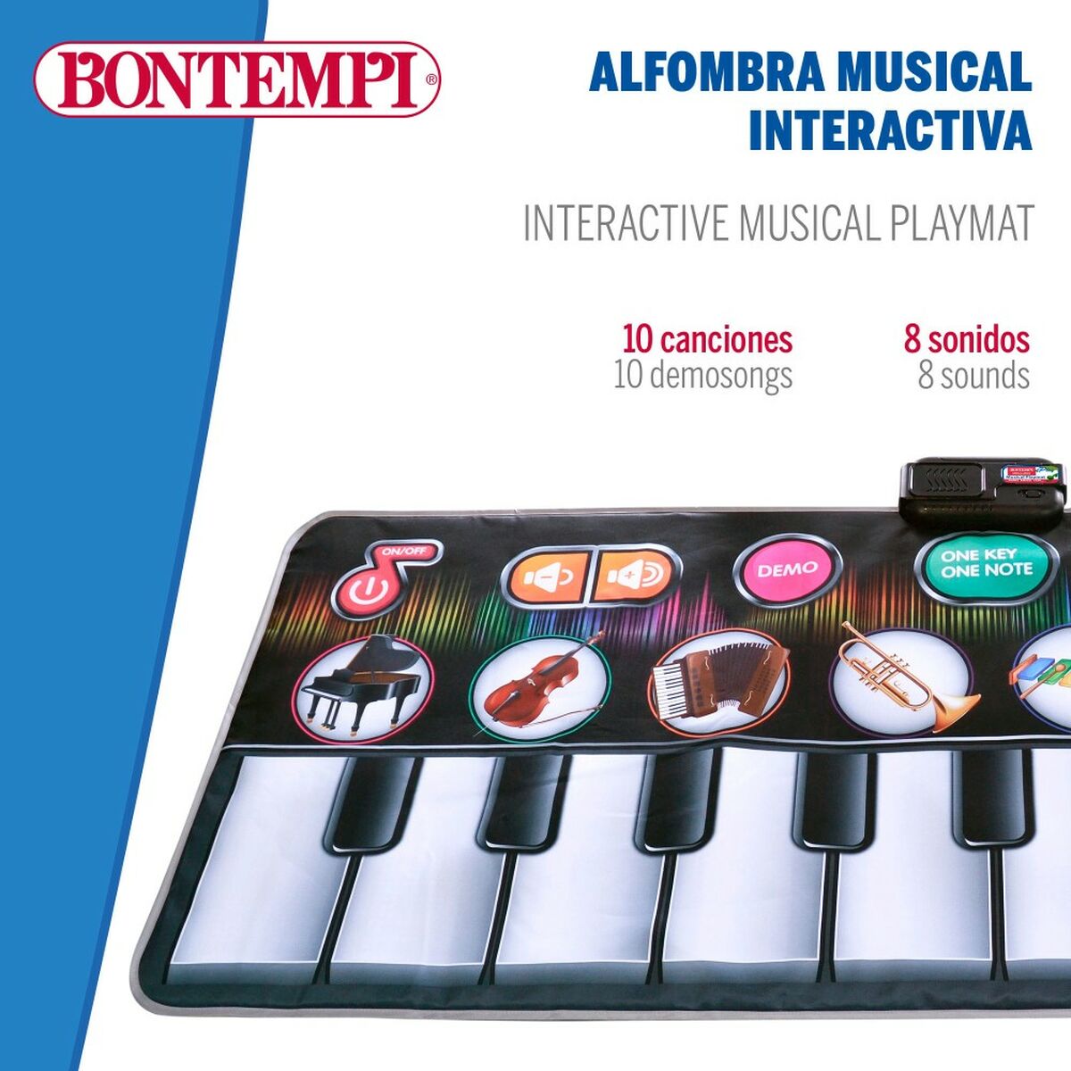 Pedagogiskt Piano Bontempi-Leksaker och spel, Barns Musikinstrument-Bontempi-peaceofhome.se