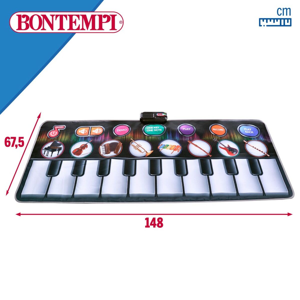 Pedagogiskt Piano Bontempi-Leksaker och spel, Barns Musikinstrument-Bontempi-peaceofhome.se