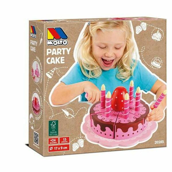 Pedagogiskt spel för små barn Moltó Party Cake-Leksaker och spel, Imitera spel-Moltó-peaceofhome.se
