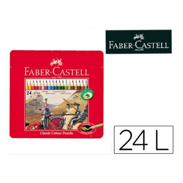 Penna Faber-Castell 115824 Röd 24-Kontor och Kontorsmaterial, konst och hantverk-Faber-Castell-peaceofhome.se