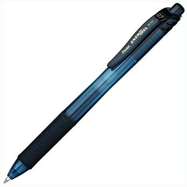 Penna Pentel EnerGel Svart 0,7 mm (12 Delar)-Kontor och Kontorsmaterial, Kulspetspennor, pennor och skrivverktyg-Pentel-peaceofhome.se