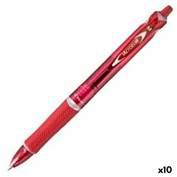 Penna Pilot Acroball Röd 0,4 mm (10 antal)-Kontor och Kontorsmaterial, Kulspetspennor, pennor och skrivverktyg-Pilot-peaceofhome.se