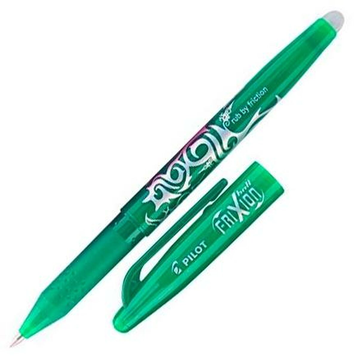 Penna Pilot Frixion Ball Suddbart bläck Grön 0,5 mm 0,7 mm (12 antal)-Kontor och Kontorsmaterial, Kulspetspennor, pennor och skrivverktyg-Pilot-peaceofhome.se