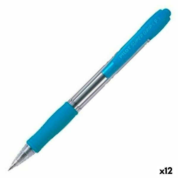 Penna Pilot Supergrip Blå 0,4 mm (12 antal)-Kontor och Kontorsmaterial, Kulspetspennor, pennor och skrivverktyg-Pilot-peaceofhome.se