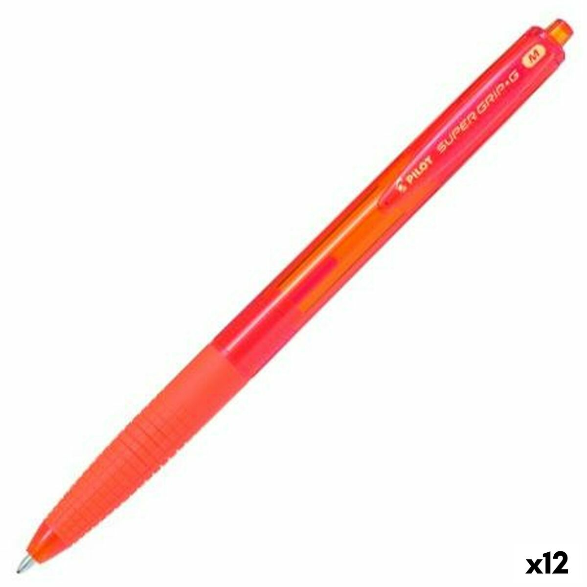 Penna Pilot Supergrip G Orange 0,4 mm 1 mm (12 antal)-Kontor och Kontorsmaterial, Kulspetspennor, pennor och skrivverktyg-Pilot-peaceofhome.se