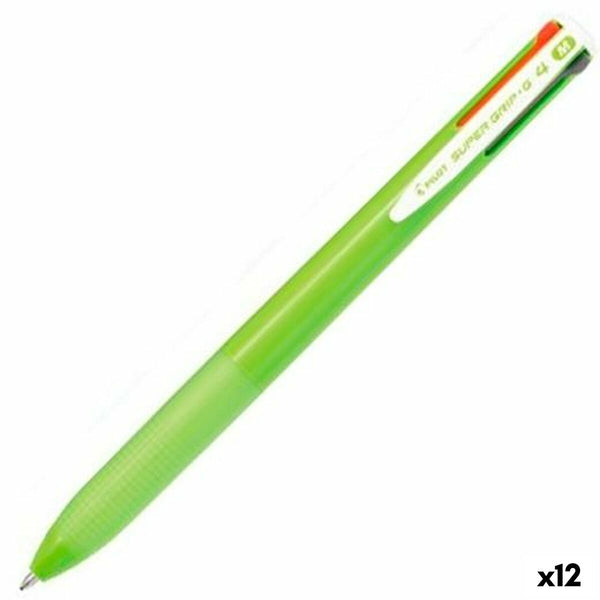 Penna Pilot Supergrip G4 Lime 0,4 mm (12 antal)-Kontor och Kontorsmaterial, Kulspetspennor, pennor och skrivverktyg-Pilot-peaceofhome.se