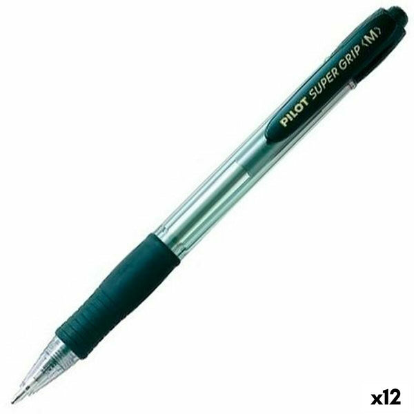 Penna Pilot Supergrip Svart 0,4 mm (12 antal)-Kontor och Kontorsmaterial, Kulspetspennor, pennor och skrivverktyg-Pilot-peaceofhome.se